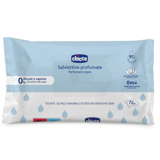 Chicco Chusteczki pielęgnacyjne 0m+ 72szt