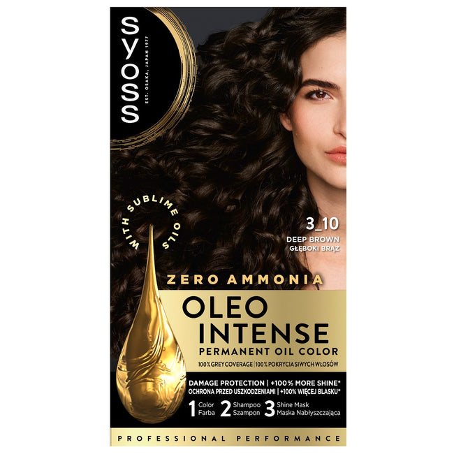 Syoss Oleo Intense farba do włosów trwale koloryzująca z olejkami