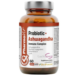 Pharmovit Probiotic + Ashwagandha Immuno Complex suplement diety 60 kapsułek
