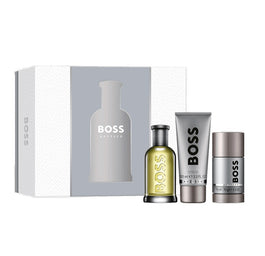 Hugo Boss Bottled zestaw woda toaletowa spray 100ml + żel pod prysznic 100ml + dezodorant sztyft 75ml