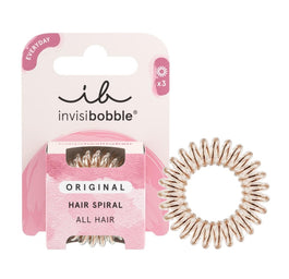 Invisibobble Original Hair Spiral gumki do włosów Bronze Me Pretty 3szt.