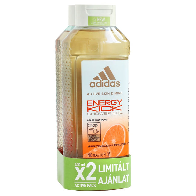 Adidas Active Skin & Mind Energy Kick żel pod prysznic dla kobiet 2x400ml