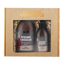 LaQ Ryszard z Bieszczad Czarny Mat zestaw żel pod prysznic 500ml + balsam po goleniu 150ml