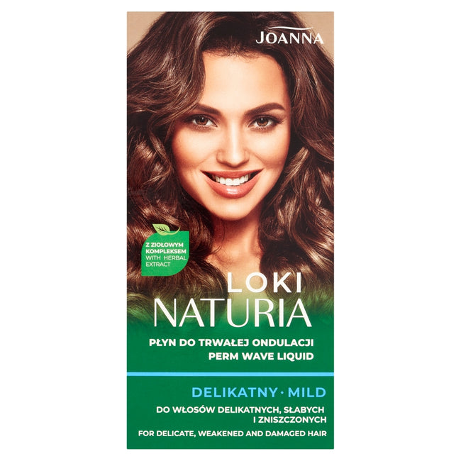 Joanna Naturia Loki płyn do trwałej ondulacji Delikatny 2x75ml