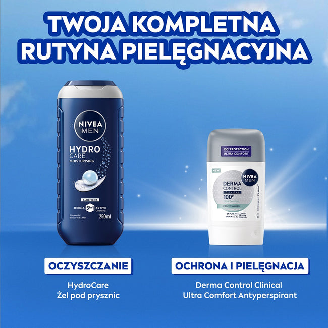 Nivea Men Derma Control Clinical Ultra Comfort antyperspirant w sztyfcie 50ml