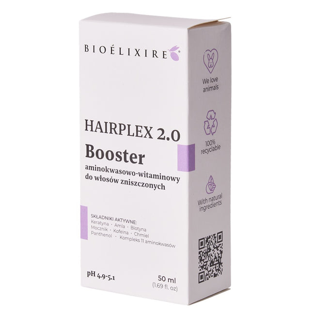 BIOELIXIRE Hairplex 2.0 booster aminokwasowo-witaminowy do włosów zniszczonych 50ml