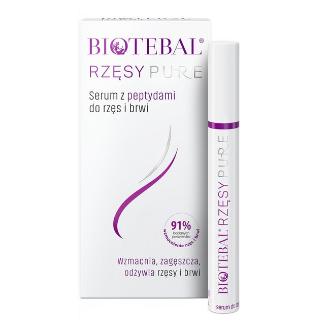 Biotebal Rzęsy Pure serum z peptydami do rzęs i brwi 3ml