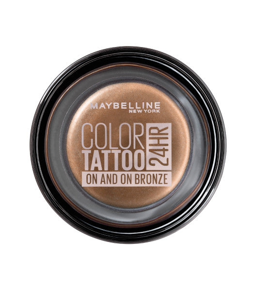 Maybelline Color Tattoo 24HR kremowy cień do powiek 35 One and One Bronze