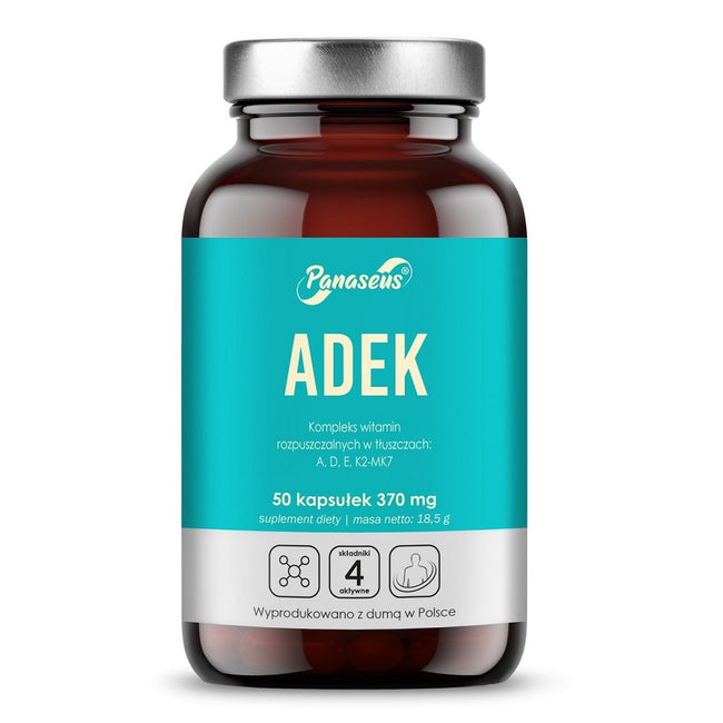 Panaseus ADEK suplement diety 50 kapsułek