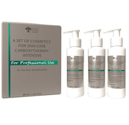 Green Pharm Cosmetic Carboxytherapy Intensive zestaw kosmetyczny do pielęgnacji skóry do twarzy i obszaru dekoltu 420ml