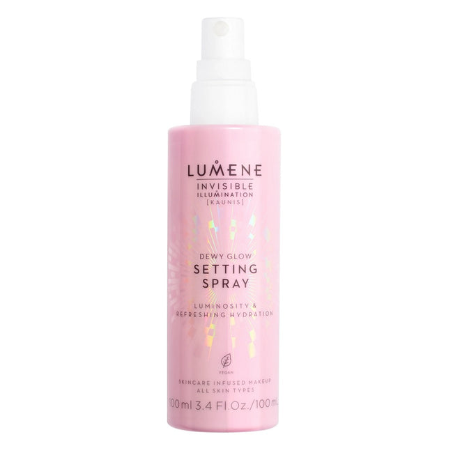 Lumene Invisible Illumination Dewy Glow spray utrwalający makijaż 100ml