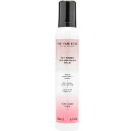 The Hair Boss The Tinted Conditioning Foam tonująca odżywka w piance do włosów blond Platinum Pink 200ml