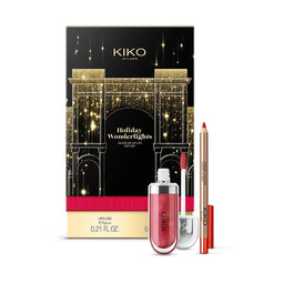 KIKO Milano Holiday Wonderlights Gloss Me Up Lips Gift Set zestaw upominkowy do makijażu ust 03 Red Smile