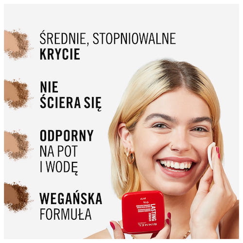 Rimmel Lasting Finish Compact Foundation wegański podkład w kompakcie