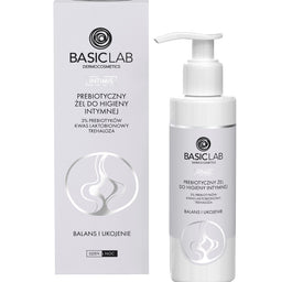 BasicLab Intimis prebiotyczny żel do higieny intymnej z 3% prebiotyków kwasem laktobionowym i trehalozą Balans i Ukojenie 200ml
