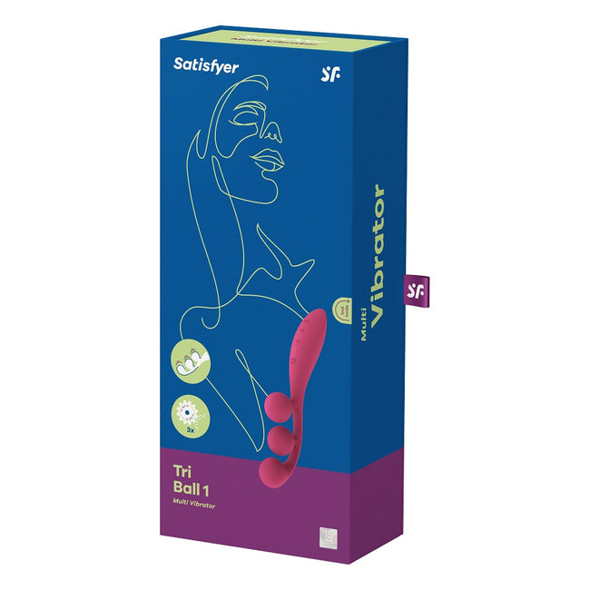 Satisfyer Tri Ball 1 wielofunkcyjny wibrator Red