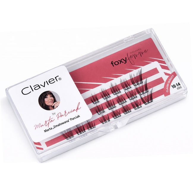 Clavier Foxy Femme by Marta „Zmalowana” Parciak kępki rzęs – efekt foxy eyes 1szt.