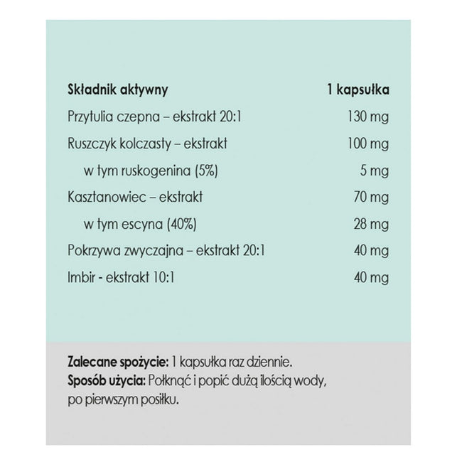 Panaseus Formuła na limfę suplement diety 50 kapsułek