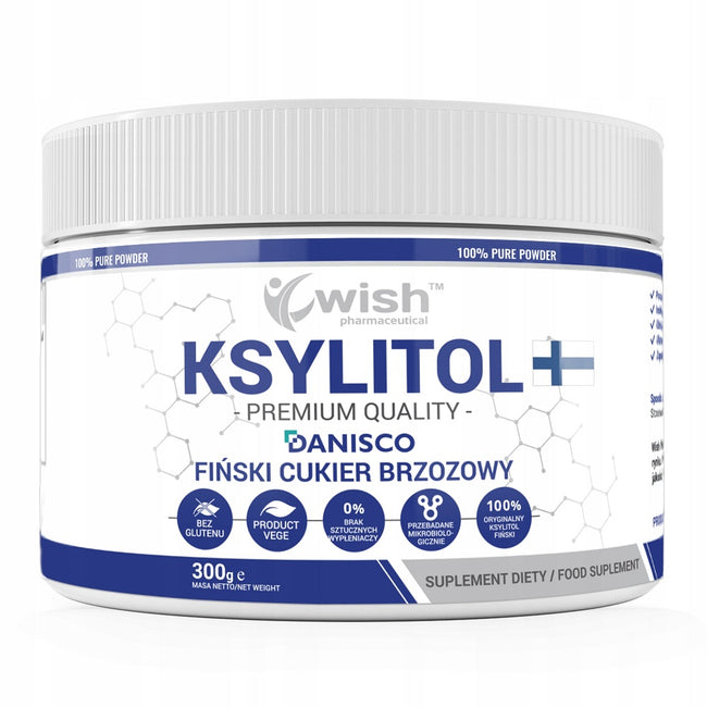 WISH Pharmaceutical Ksylitol fiński cukier brzozowy 300g