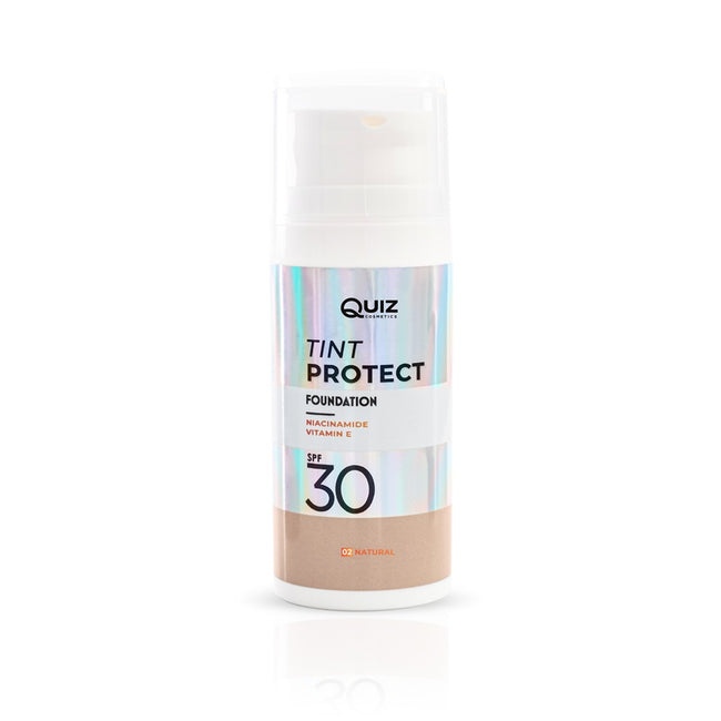 Quiz Cosmetics Tint Protect Foundation SPF30 lekki podkład wzbogacony witaminą E i niacynamidem