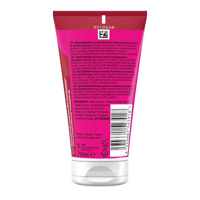 Neutrogena Norwegian Formula skoncentrowany krem do rąk bezzapachowy 75ml