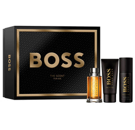 Hugo Boss Boss The Scent For Man zestaw woda toaletowa spray 100ml + dezodorant spray 150ml + żel pod prysznic 100ml