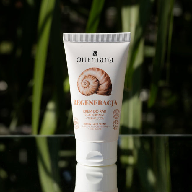 ORIENTANA Naturalny krem do rąk ze śluzem ślimaka 50ml