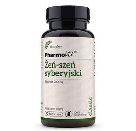 Pharmovit Żeń-szeń syberyjski 200mg suplement diety 90 kapsułek