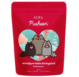 Pusheen Bath Fizzers musujące kule do kąpieli Soczysta Truskawka 6x50g