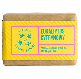 Mydlarnia Cztery Szpaki Naturalne mydło w kostce Eukaliptus Cytrynowy 110g