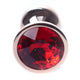 MyLove Butt Plug Collection Jewellery metalowy korek analny Silver Red
