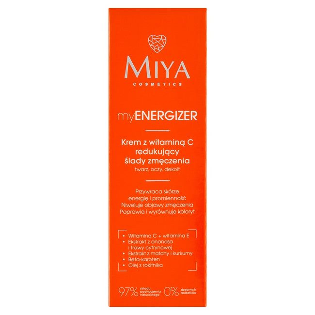 Miya Cosmetics MyEnergizer krem z witaminą C redukujący ślady zmęczenia 40ml