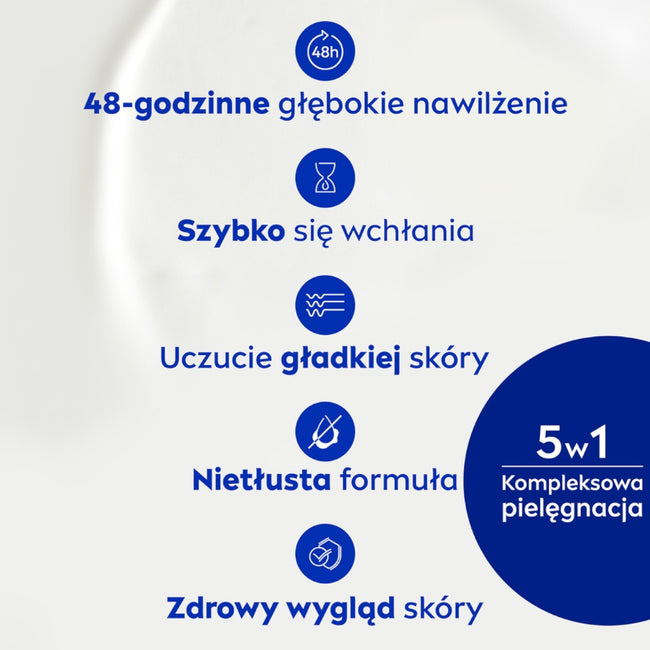 Nivea Błyskawicznie nawilżający balsam do ciała 400ml
