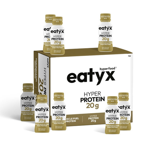 eatyx Hyper Protein Booster szot proteinowy suplement diety Wiśnia Jabłko Gruszka 30x95ml