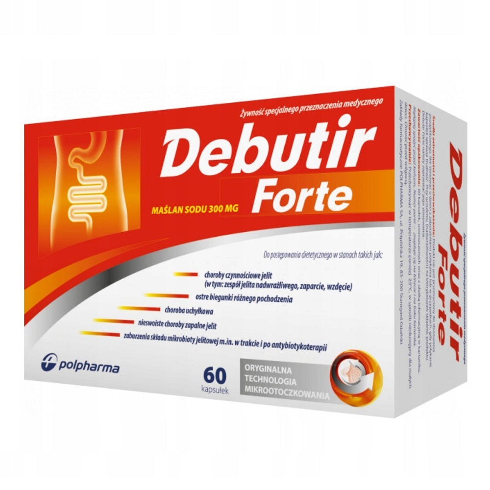 Debutir Forte maślan sodu 300mg żywność specjalnego przeznaczenia ...