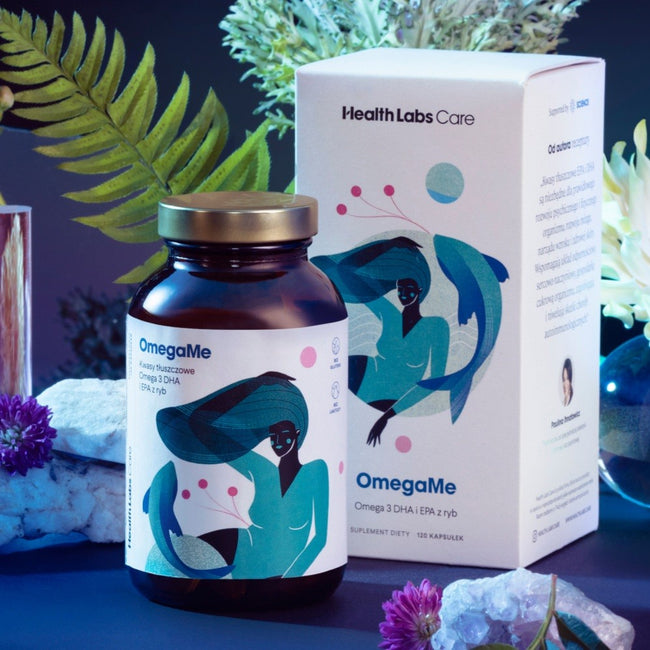 HealthLabs OmegaMe kwasy tłuszczowe suplement diety 120 kapsułek