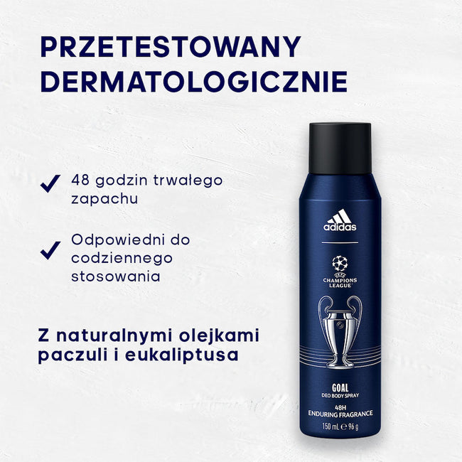 Adidas Uefa Champions League Goal dezodorant spray 150ml