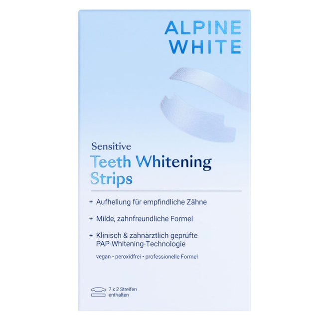 Alpine White Whitening Strips Sensitive paski wybielające do zębów wrażliwych 14szt