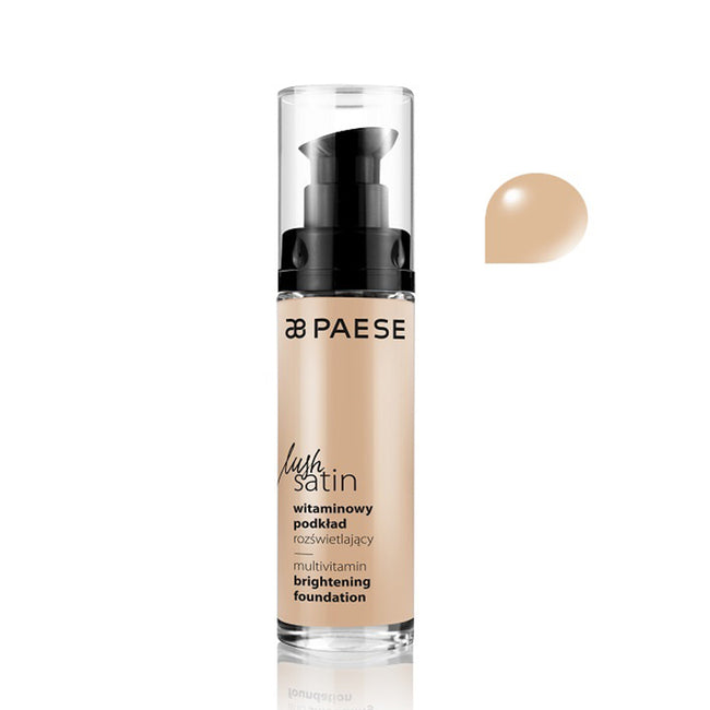 Paese Lush Satin Multivitamin Brightening Foundation witaminowy podkład rozświetlający