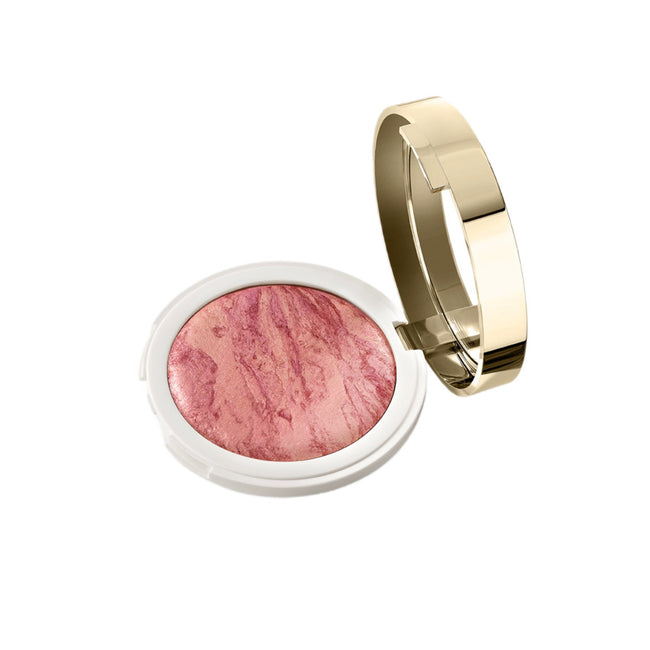 KIKO Milano Gold Reflections Fusion Glow Blush wypiekany róż do policzków 03 Luminous Mauve 8g
