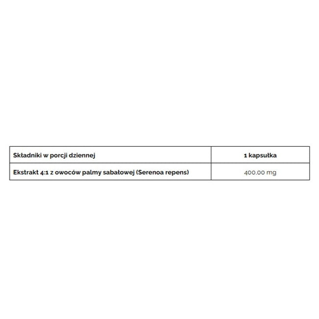 Pharmovit Saw palmetto Palma sabałowa 400 mg suplement diety 90 kapsułek