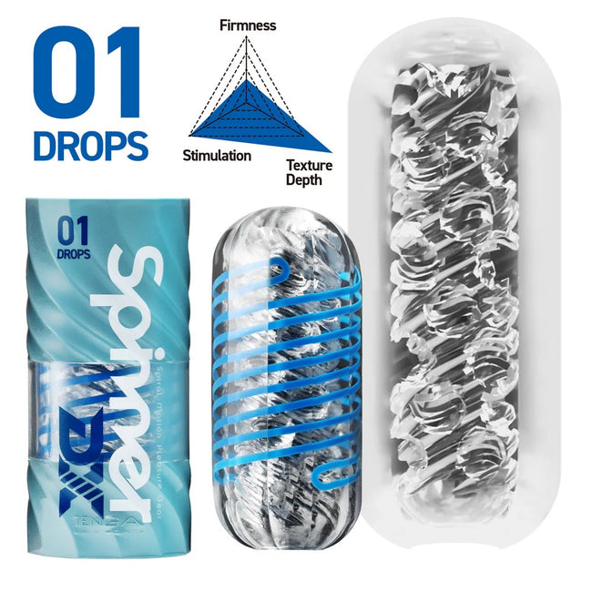 TENGA Spinner DX masturbator wielokrotnego użytku 01 Drops