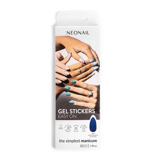 NeoNail Gel Stickers Easy On lakier hybrydowy w naklejce