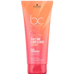 Schwarzkopf Professional BC Bonacure Sun Protect 3in1 szampon do włosów skóry głowy i ciała 200ml
