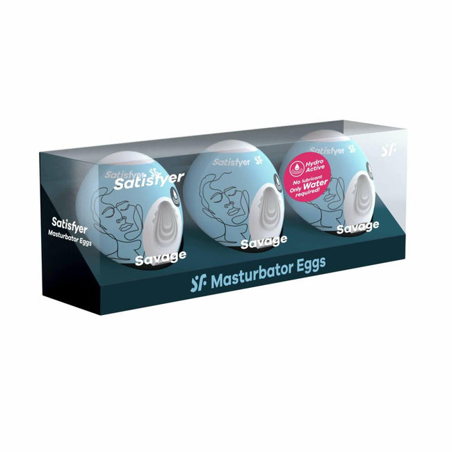 Satisfyer Masturbator Eggs zestaw jajek do masturbacji Savage