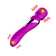 B-Series Fox Stymulator-Silicone Dual Massager stymulator o podwójnym zastosowaniu Purple