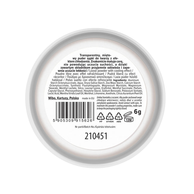 Lovely Mint Loose Powder transparentny puder sypki