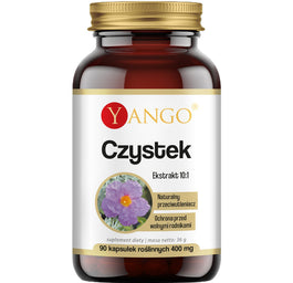 Yango Czystek ekstrakt 10:1 suplement diety 90 kapsułek