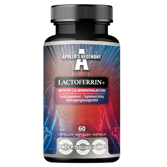 Apollo's Hegemony Lactoferrin+ suplement diety 60 kapsułek