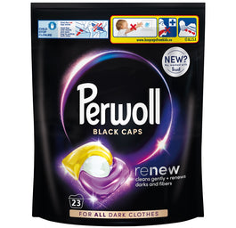 Perwoll Renew Black Caps kapsułki do prania ciemnych tkanin 23szt.